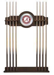 University of Alabama (Script A) Solid Wood Cue Rack with a Navajo Finish