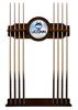 University of Connecticut Solid Wood Cue Rack with a Navajo Finish