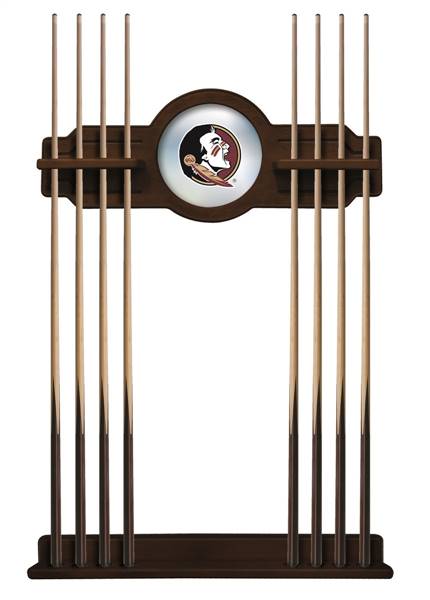 Florida State (Head) Solid Wood Cue Rack with a Navajo Finish