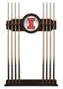 University of Illinois Solid Wood Cue Rack with a Navajo Finish