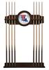 Louisiana Tech University Solid Wood Cue Rack with a Navajo Finish