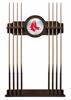 Boston Red Sox Solid Wood Cue Rack with a Navajo Finish