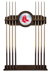 Boston Red Sox Solid Wood Cue Rack with a Navajo Finish