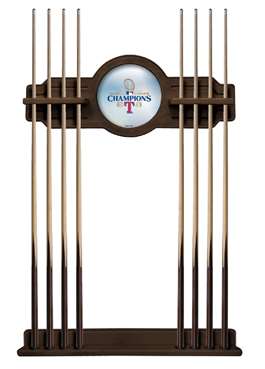 Texas Rangers - 2023 World Series Champions  Solid Wood Cue Rack Navajo 