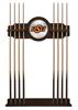 Oklahoma State University Solid Wood Cue Rack with a Navajo Finish