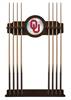 Oklahoma University Solid Wood Cue Rack with a Navajo Finish