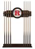 Rutgers Solid Wood Cue Rack with a Navajo Finish