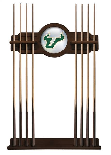 University of South Florida Solid Wood Cue Rack with a Navajo Finish