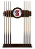 Stanford University Solid Wood Cue Rack with a Navajo Finish