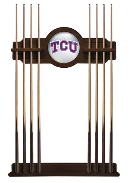 TCU Solid Wood Cue Rack with a Navajo Finish