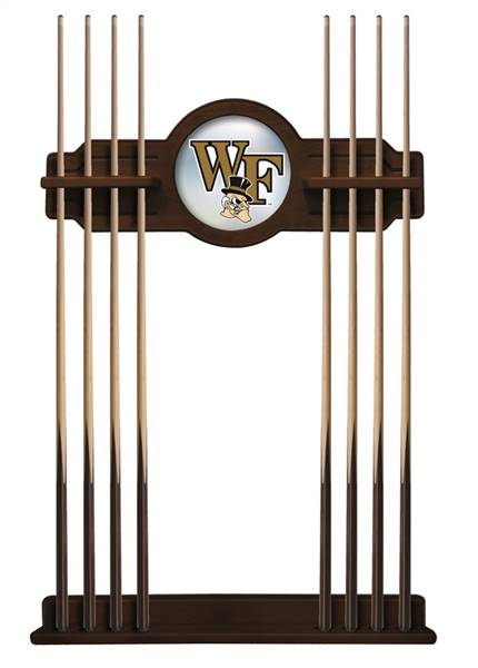 Wake Forest University Solid Wood Cue Rack with a Navajo Finish