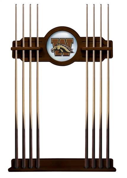 Western Michigan University Solid Wood Cue Rack with a Navajo Finish