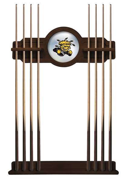 Wichita State University Solid Wood Cue Rack with a Navajo Finish