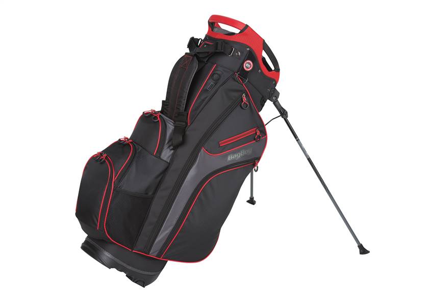 BagBoy Chiller Hybrid Stand Golf Bag Black/Charcoal/Red