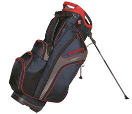 BagBoy Chiller Hybrid Stand Golf Bag Navy/Charcoal/Red