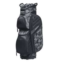BagBoy CB-15 Cart Golf Bag Black/Charcoal/Skulls