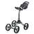 BagBoy Quad XL Golf Club Push Cart Battleship Gray/Lime