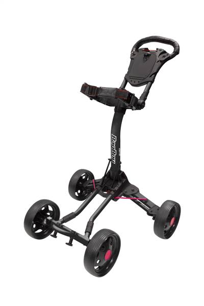 BagBoy Junior Quad Golf Club Push Cart Black/Red