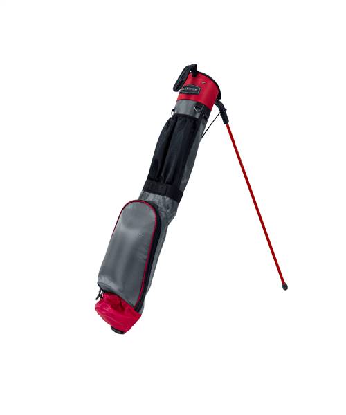 Datrek Ranger Sunday Golf Bag Charcoal/Red/Black