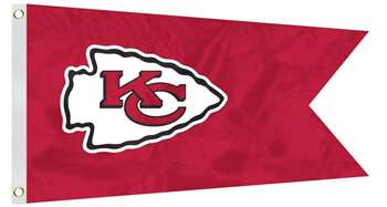 Boat/Golf Cart 12 Inch X 18 Inch Kansas City CHIEFS FLAG