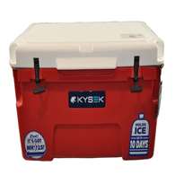 Kysek Red and White Ice Chest 50L (52.5 Quart)
