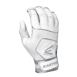 Easton Adult Walk-Off Nx Batting Gloves - White/White
