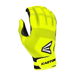 Easton Adult Walk-Off Nx Batting Gloves - Black/Optic Yellow