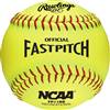  Rawlings NCAA Fastpitch Softball - 11" Recreational (FP11BB) ( 1 Dozen Balls)  