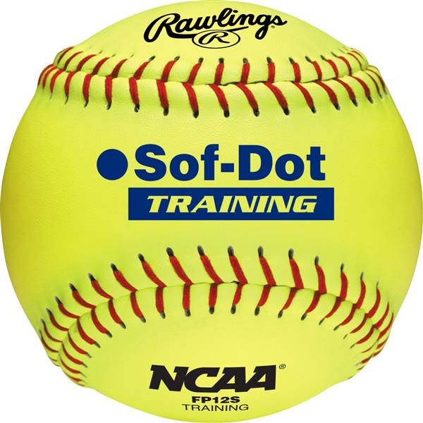  Rawlings NCAA Fastpitch Softball - 12" Training (FP12S) ( 1 Dozen Balls)  