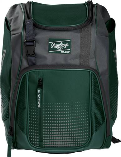 Rawlings Franchise Youth Players Backpack - Dark Green  