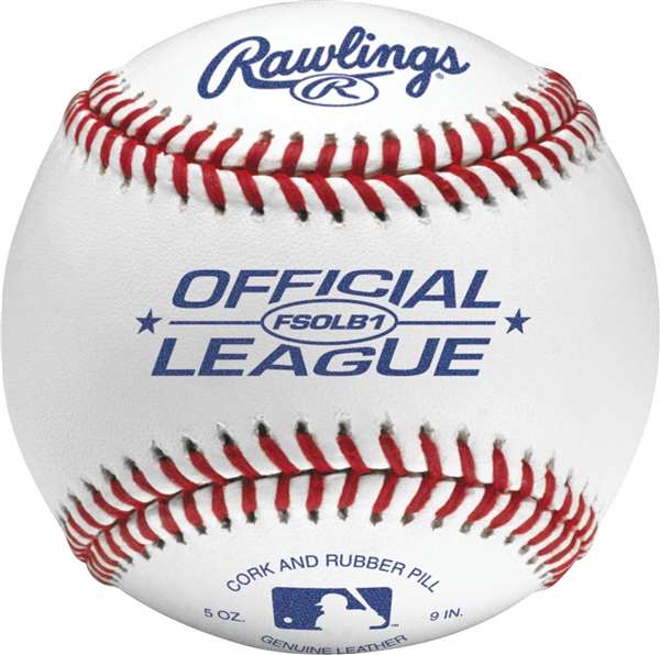 Rawlings Flat Seam Official League Competition Grade Baseball (1 Dozen Balls)