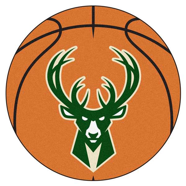 Milwaukee Bucks Bucks Basketball Mat