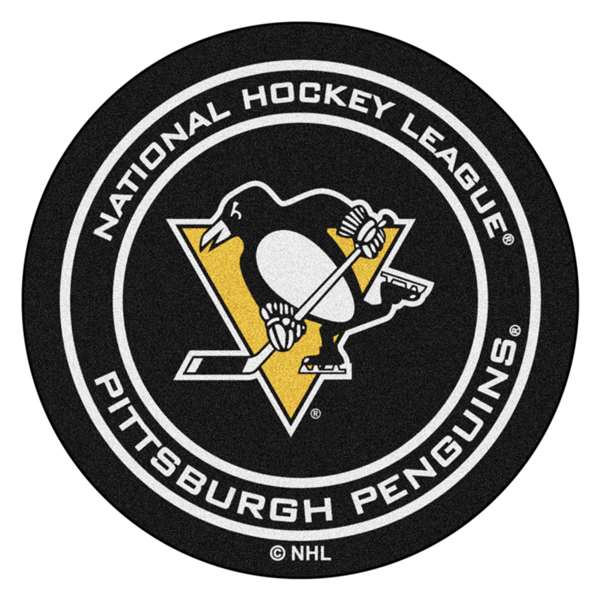 Pittsburgh Penguins Penguins Puck Mat