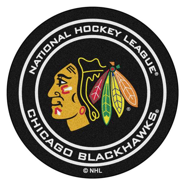 Chicago Blackhawks Blackhawks Puck Mat