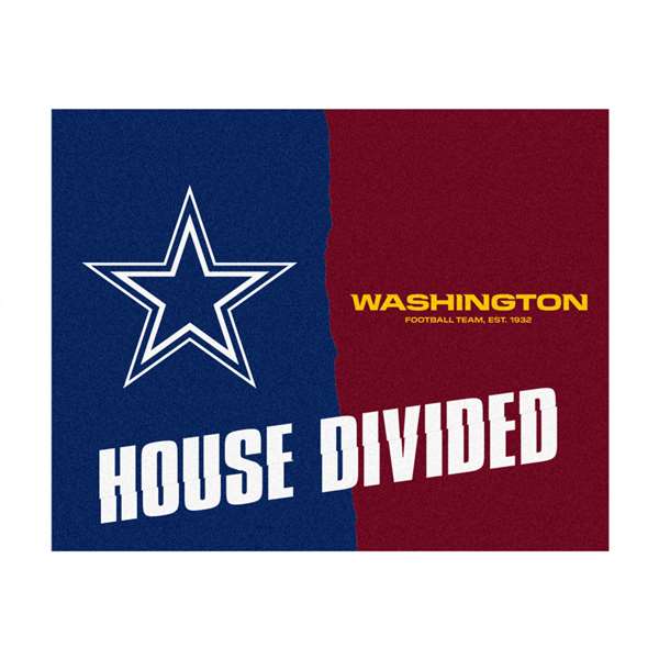 NFL House Divided - Cowboys / Football Team House Divided House Divided Mat