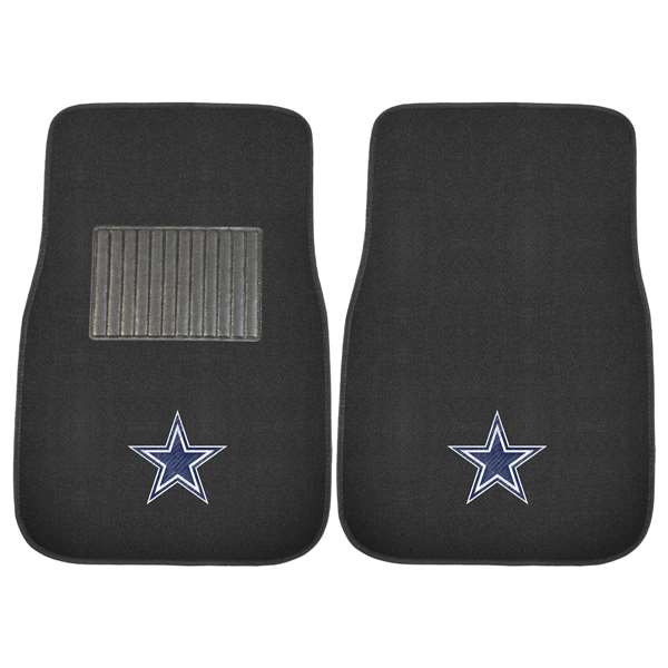 Dallas Cowboys Cowboys 2-pc Embroidered Car Mat Set