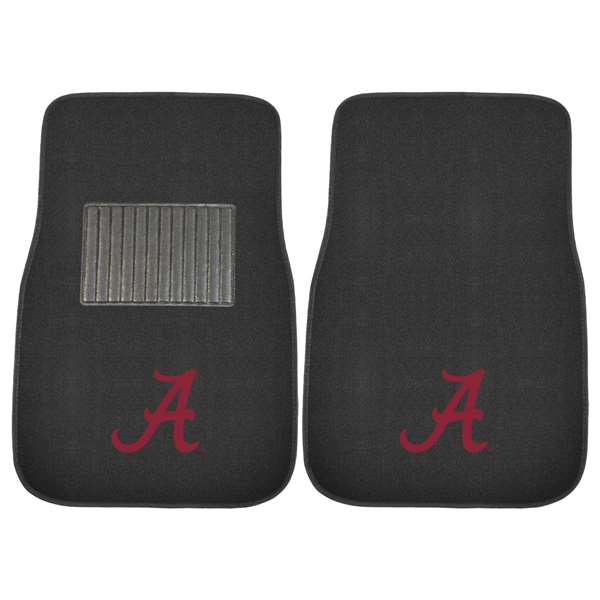 University of Alabama Crimson Tide 2-pc Embroidered Car Mat Set