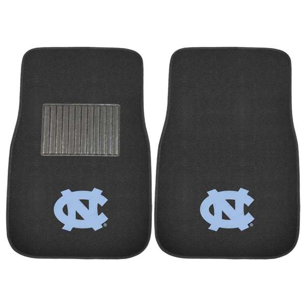 University of North Carolina at Chapel Hill Tar Heels 2-pc Embroidered Car Mat Set