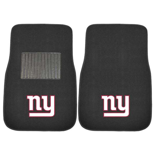 New York Giants Giants 2-pc Embroidered Car Mat Set