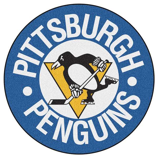 Pittsburgh Penguins Penguins Puck Mat