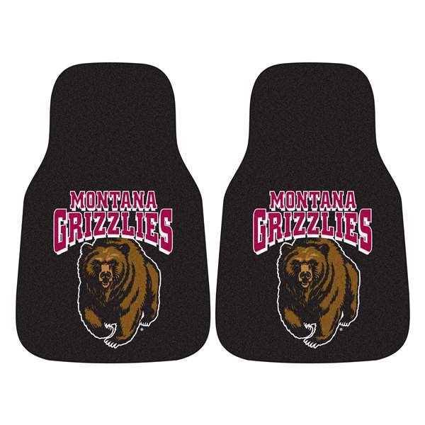 University of Montana Grizzlies 2-pc Carpet Car Mat Set