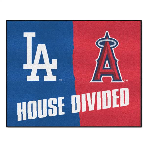 MLB House Divided - Dodgers / Angels House Divided House Divided Mat