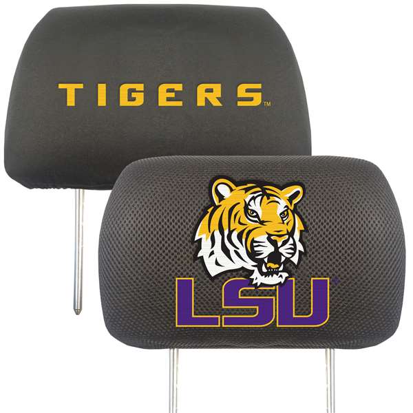 Louisiana State University Tigers Head Rest Cover