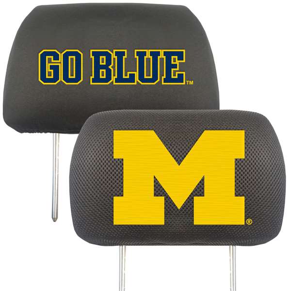 University of Michigan Wolverines Head Rest Cover