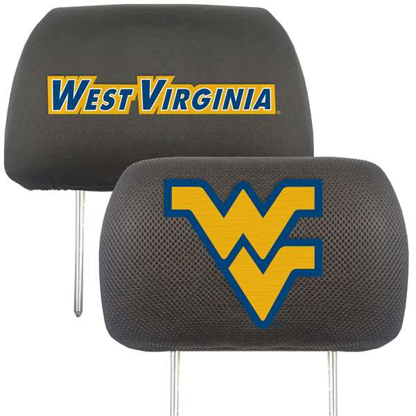 West Virginia University Mountaineers Head Rest Cover