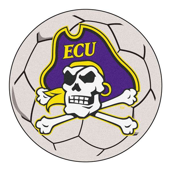 East Carolina University Pirates Soccer Ball Mat
