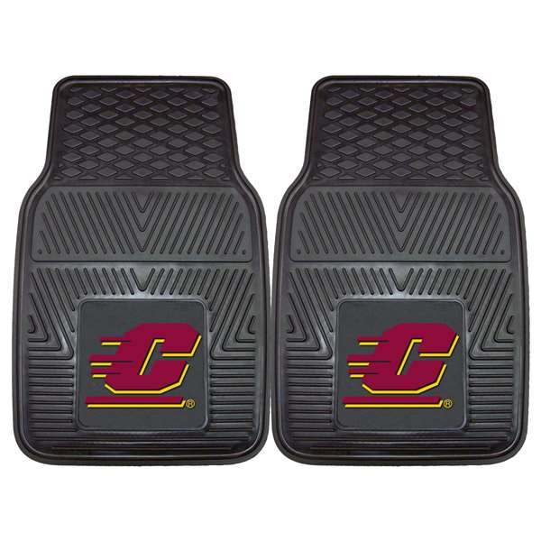 Central Michigan University Chippewas 2-pc Vinyl Car Mat Set