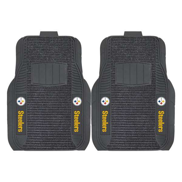 Pittsburgh Steelers Steelers 2-pc Deluxe Car Mat Set