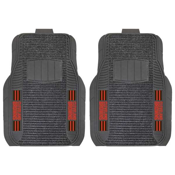 Cleveland Browns Browns 2-pc Deluxe Car Mat Set