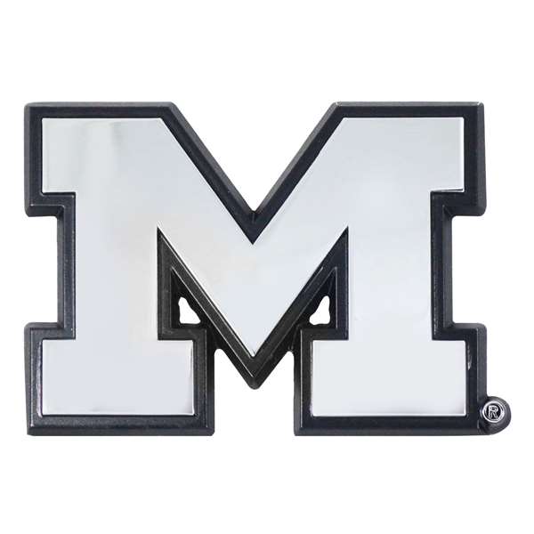 University of Michigan Wolverines Chrome Emblem